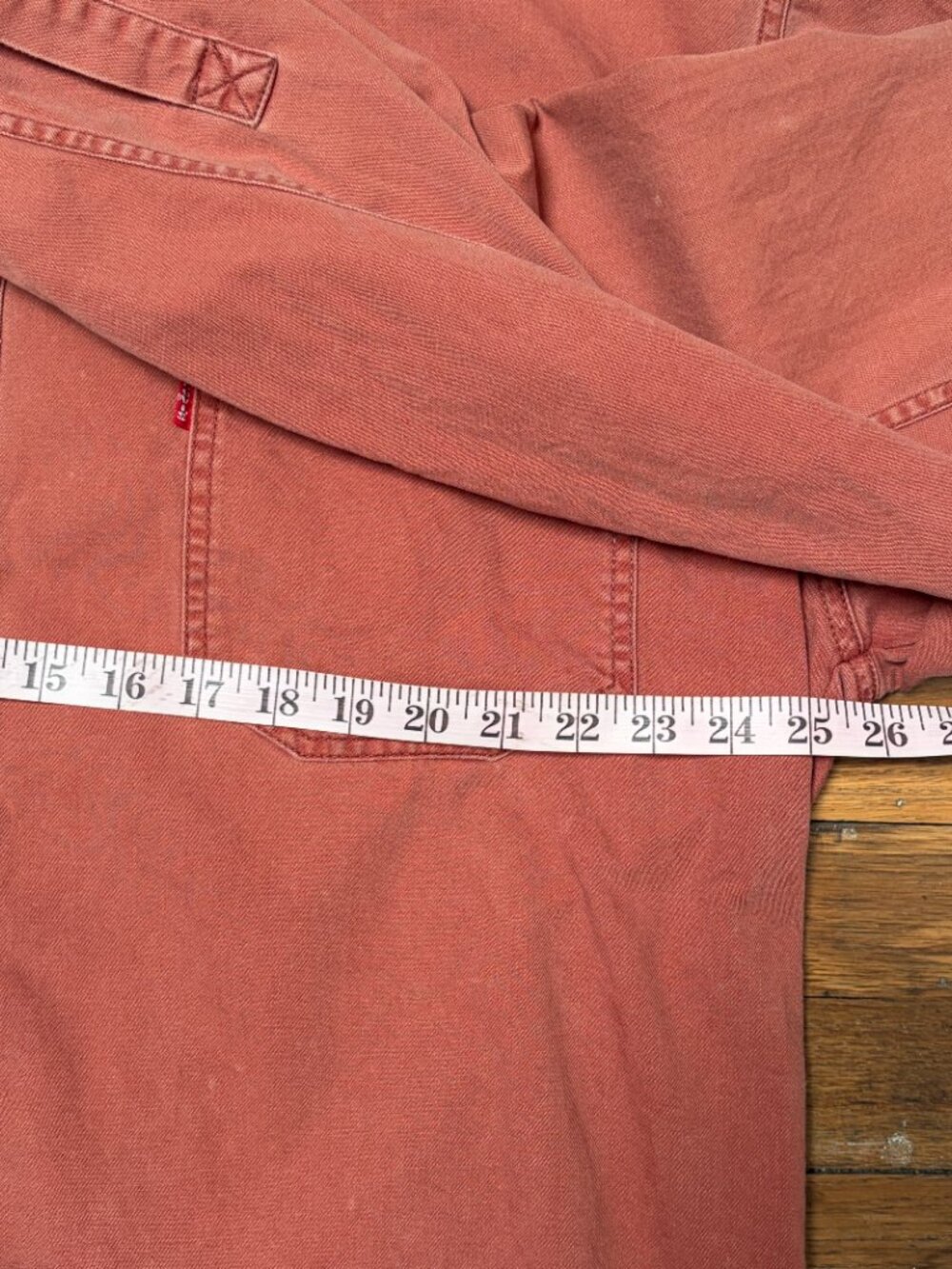 1990's Levi's Button Down Long Sleeve Shirt, XL, Light Brown - Picture 4 of 8